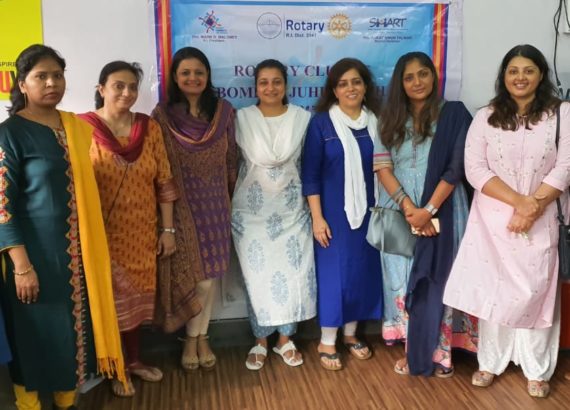 Tie-up with Rotary Club Juhu for teaching in BMC school